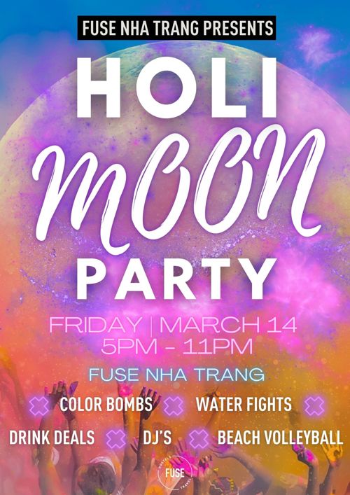 Holi Moon Party - Nha Trang background image