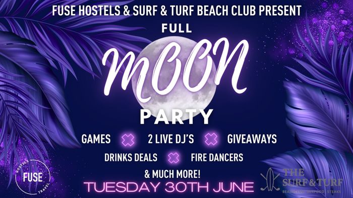 🌕🎶 WHITE FULL MOON PARTY 🌕🎶 image