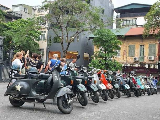 Hanoi Vespa Tour- Exotic Food & City Highlights card image