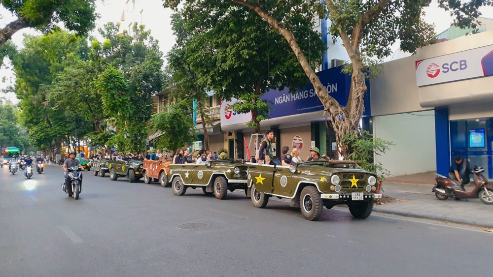 Hanoi Highlights by Vietnam Army Legend Jeep